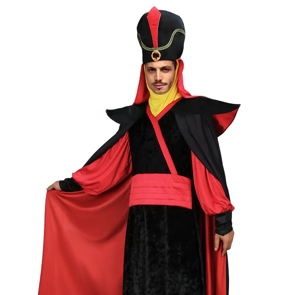 Aladdin Jafar Cosplay Costume for Adults (S-XXL Ready to Ship)