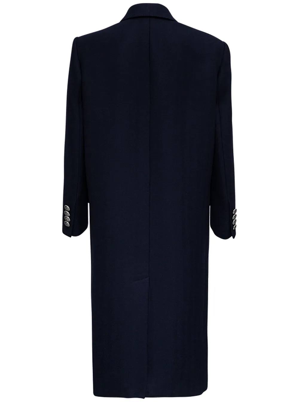 Alexander McQueen Padded Shoulder Knitted Coat