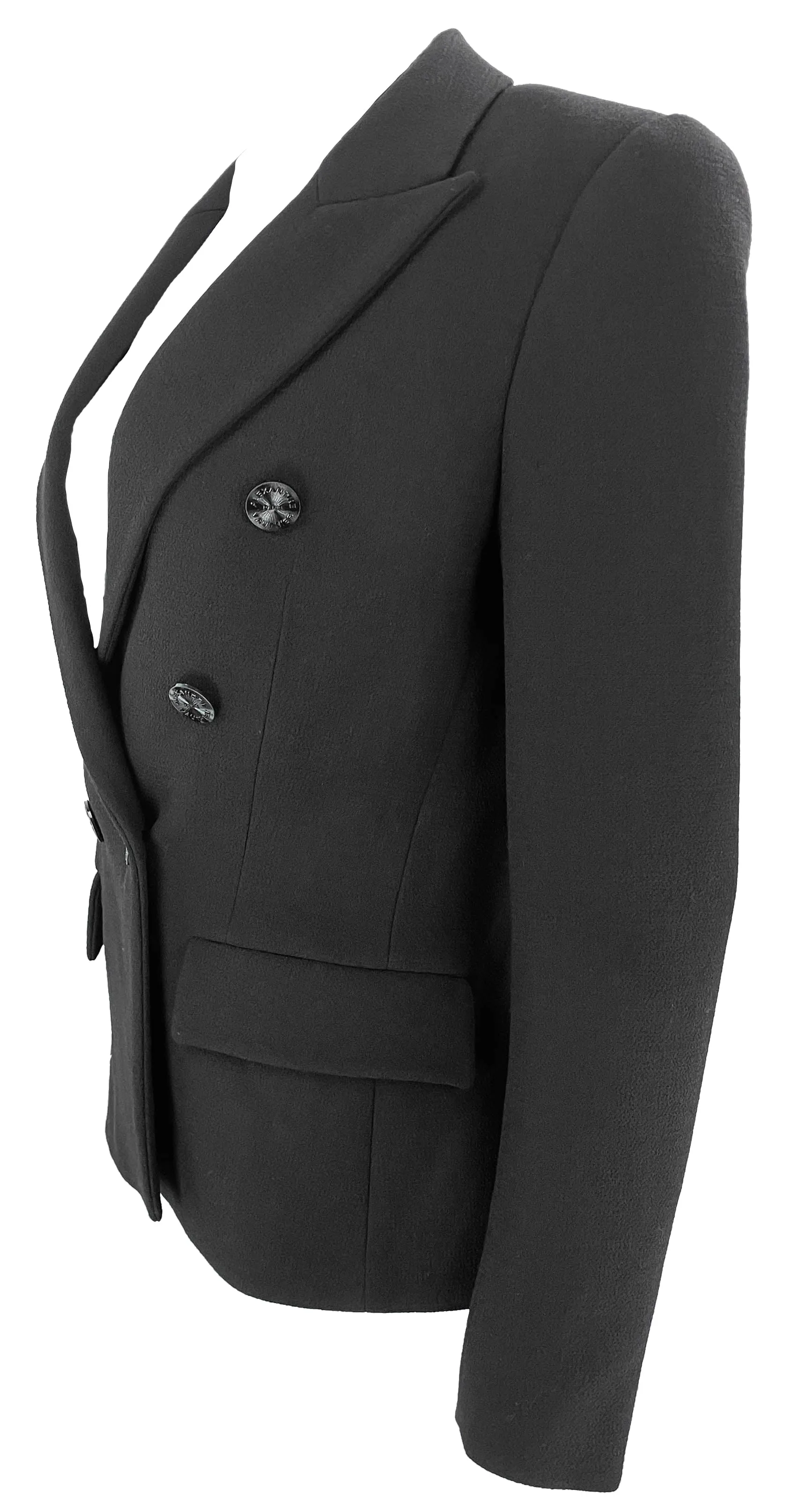 Alexandre Vauthier Double Breasted Wool Blazer in Black