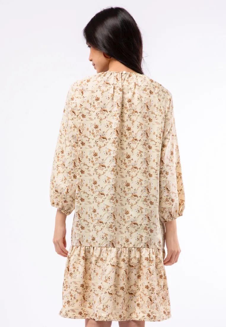 Babydoll Printed Flowy Dress