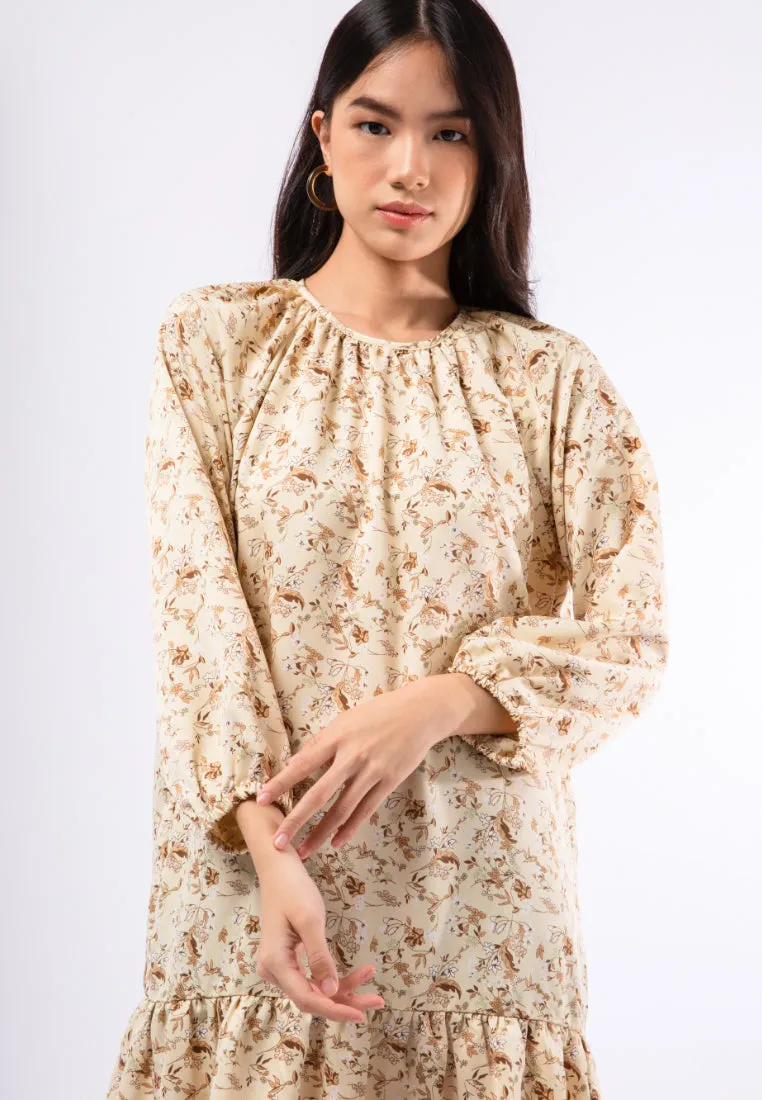 Babydoll Printed Flowy Dress