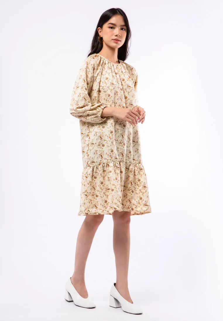 Babydoll Printed Flowy Dress