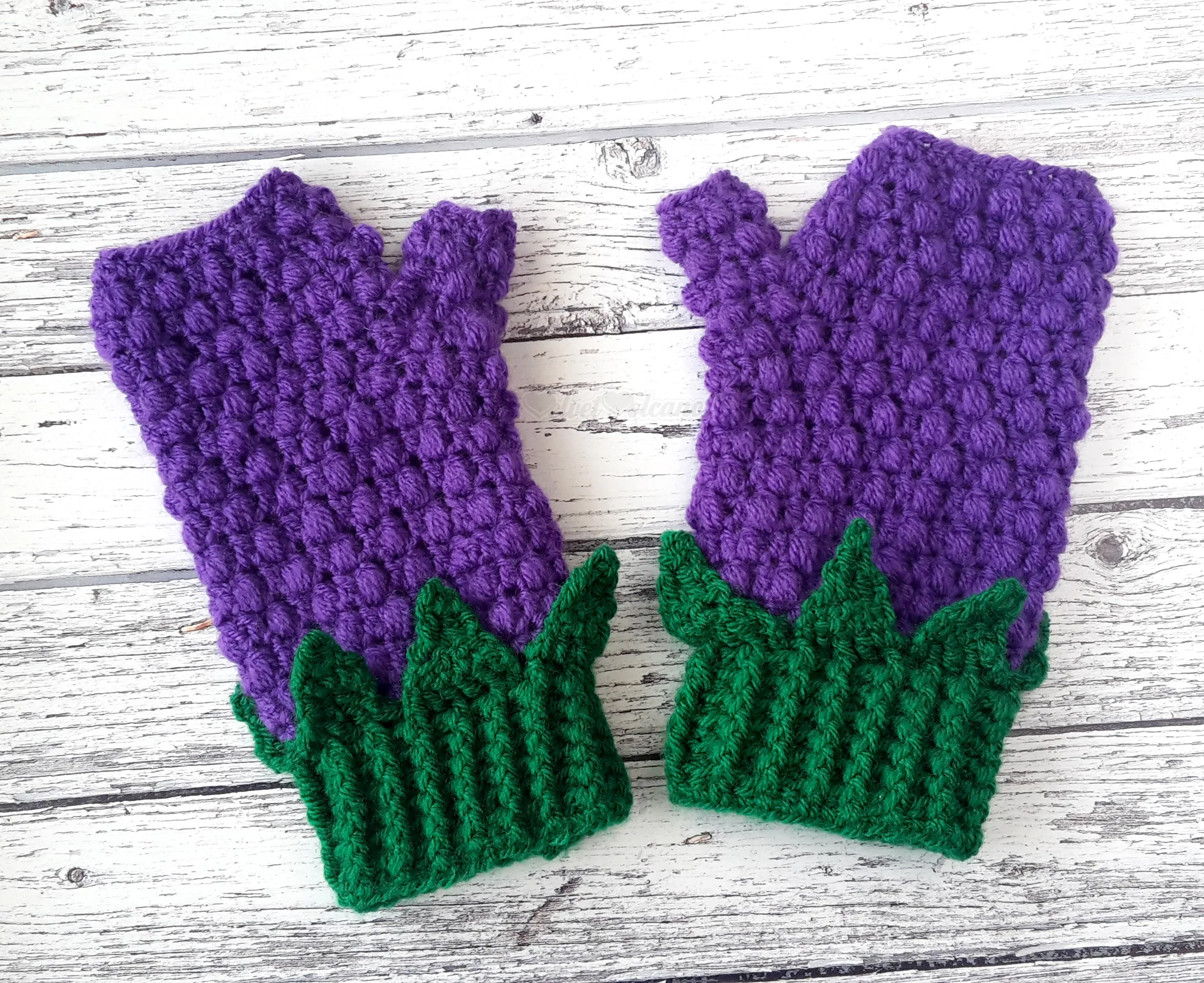 Blackberry Fingerless Gloves