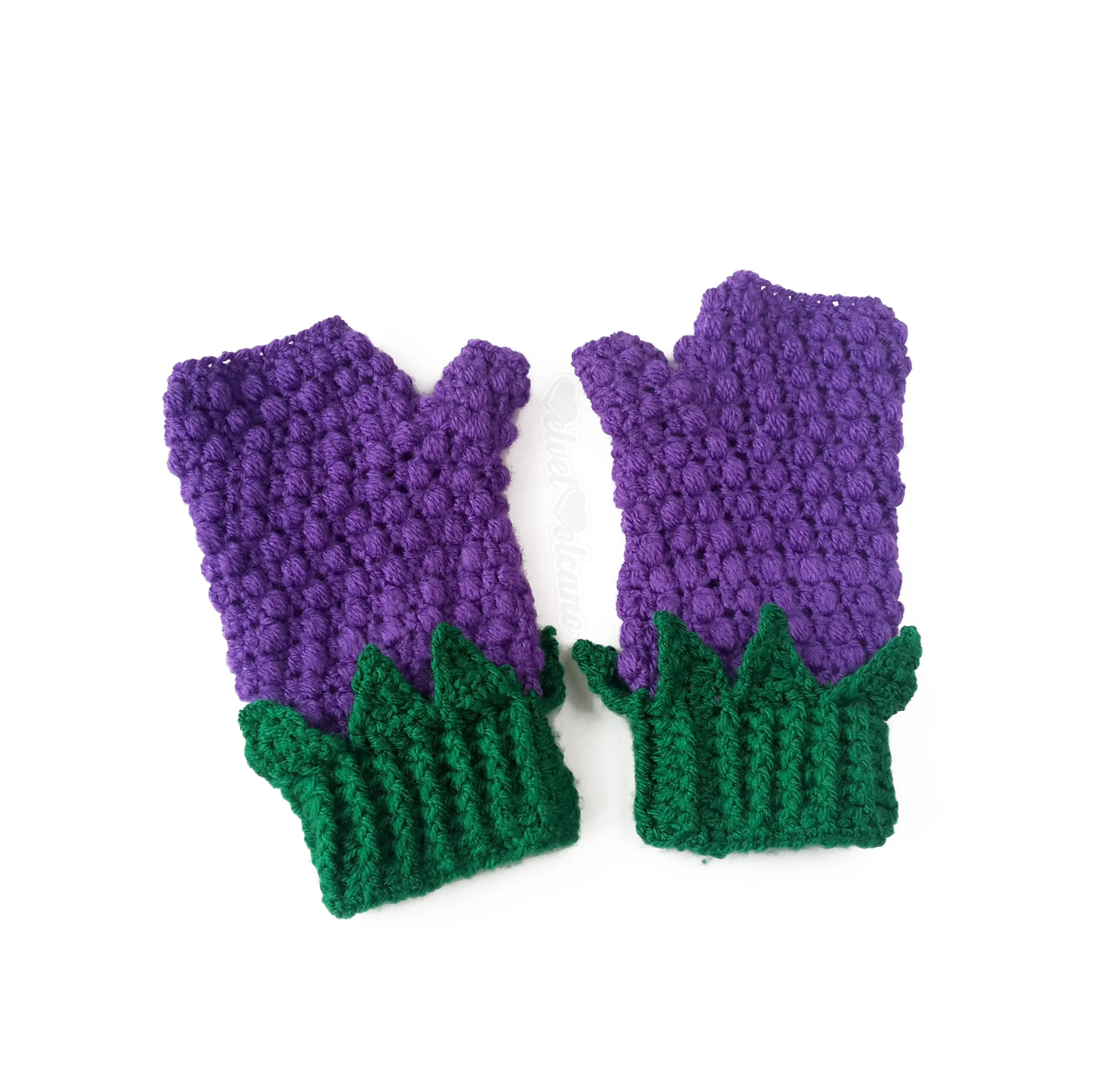 Blackberry Fingerless Gloves