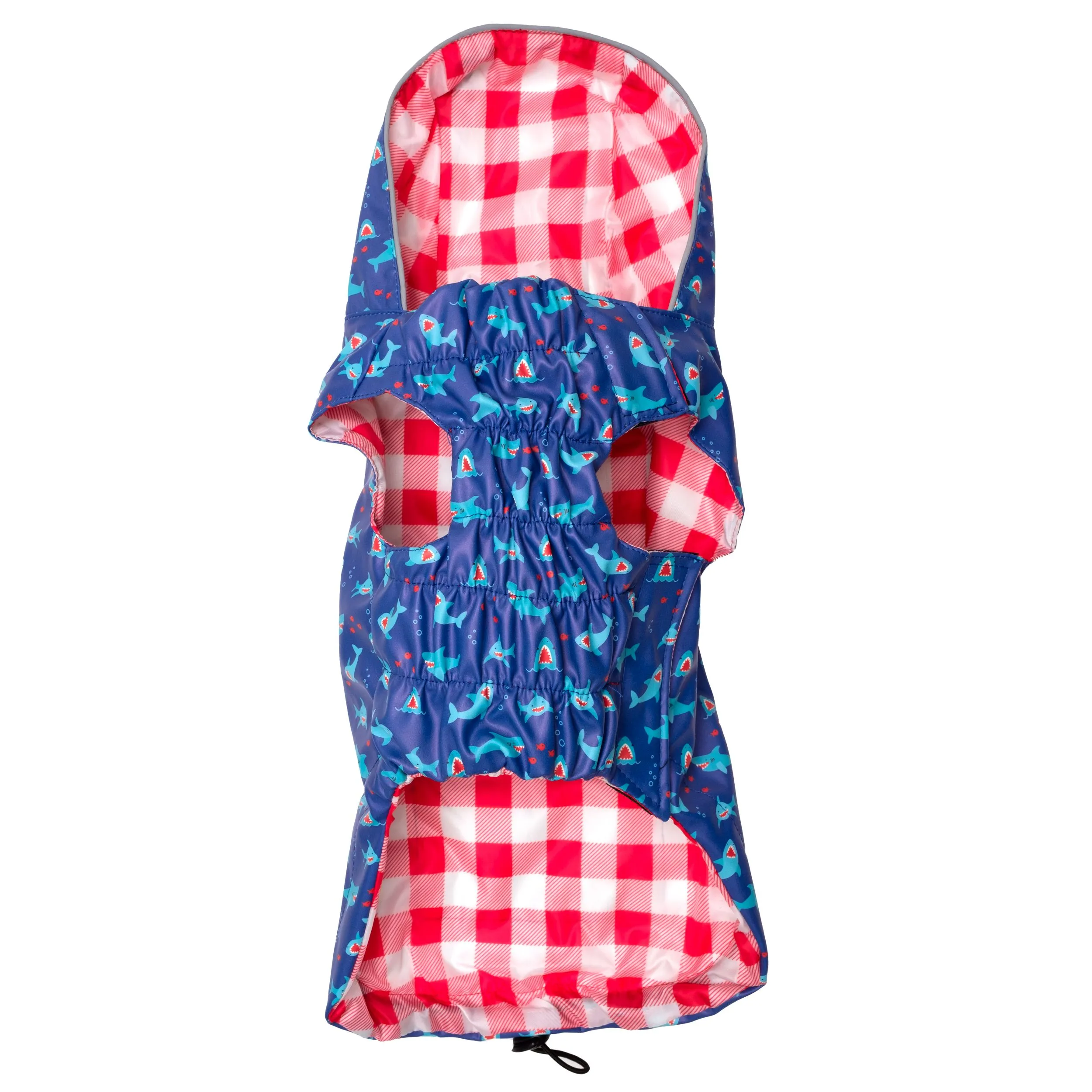 Blue Sharks London Raincoat for Dogs