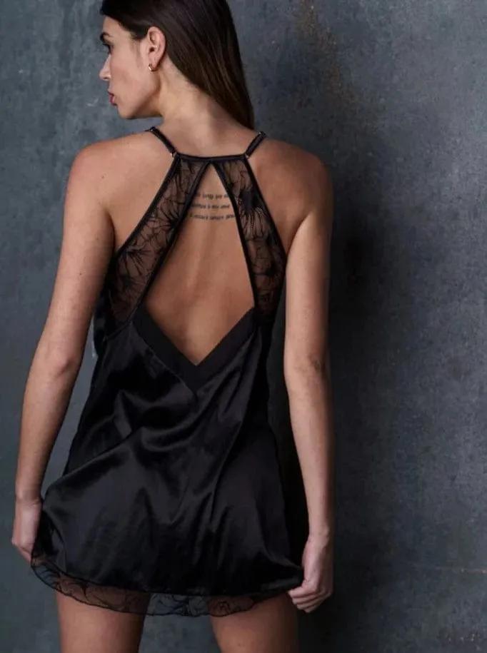 Broadway Night Babydoll- Black