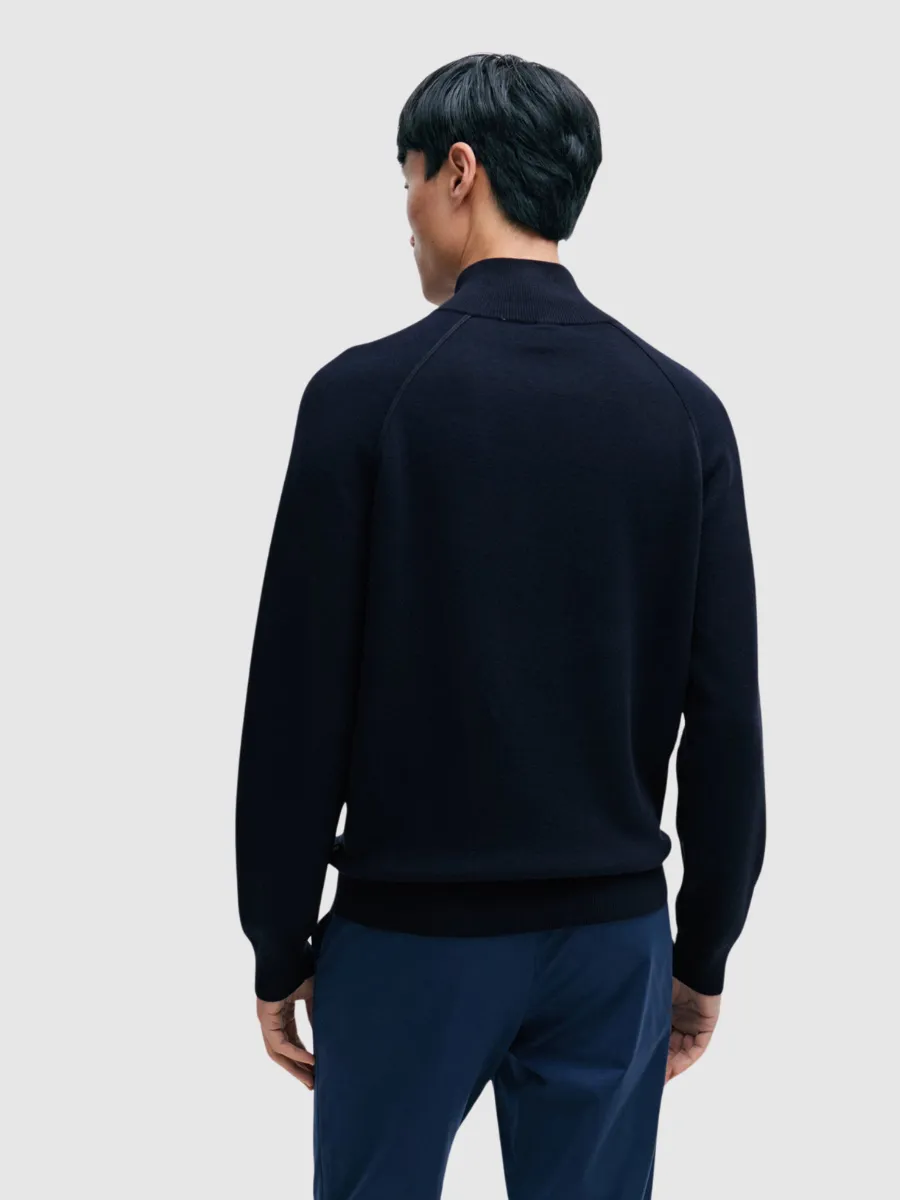 Cardigan em lâ virgem  BOSS