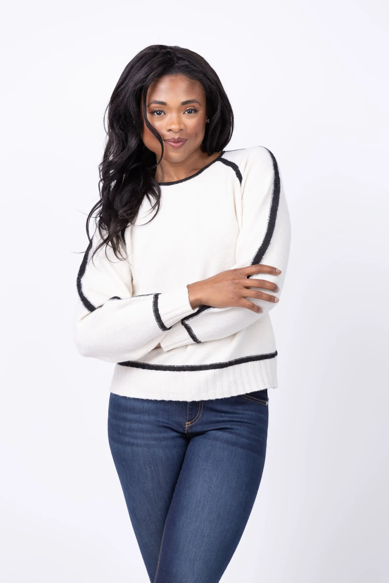 Central Park West Billie Raglan Sweater