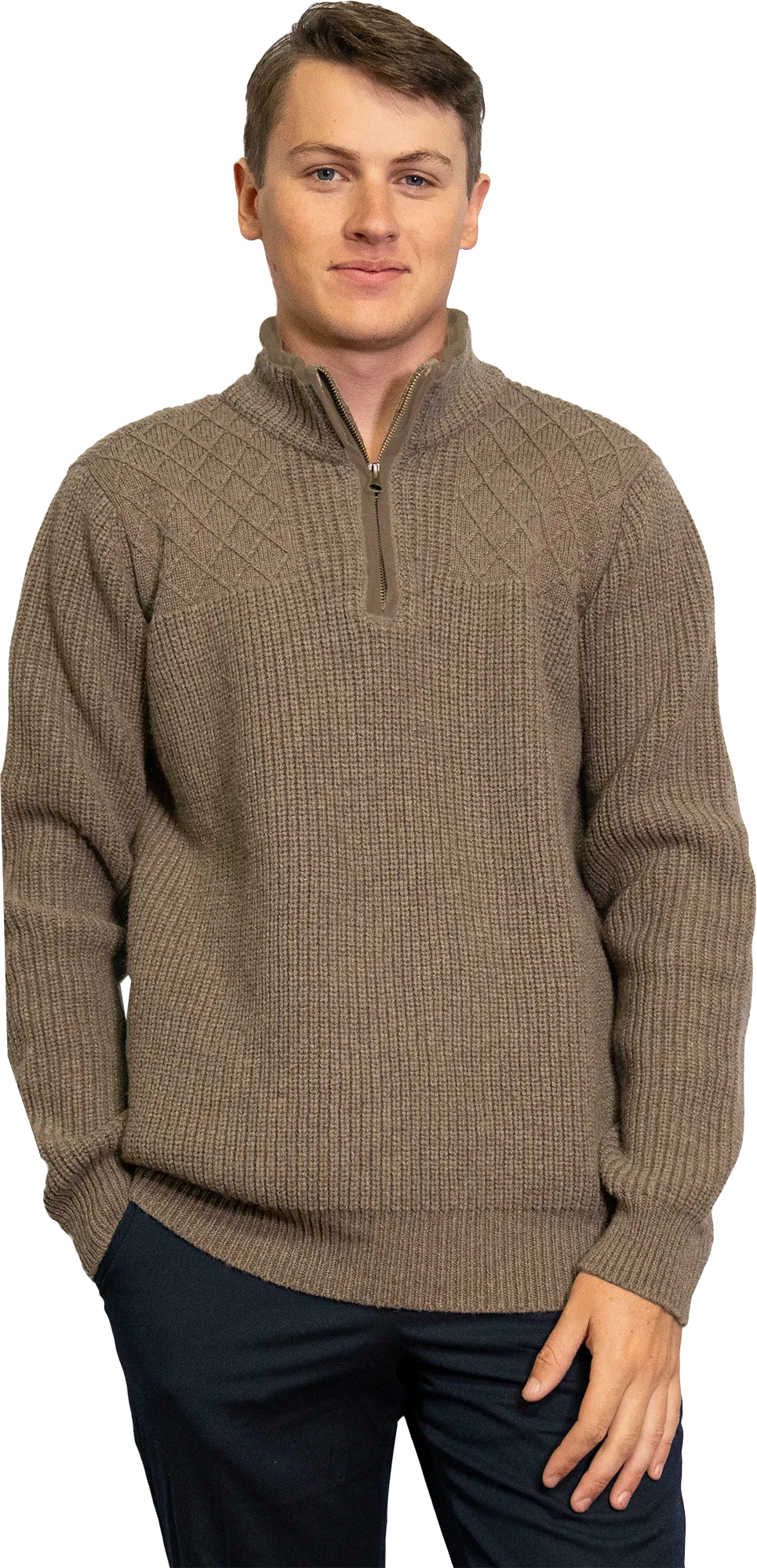 Chooyu Quarter Zip Sweater