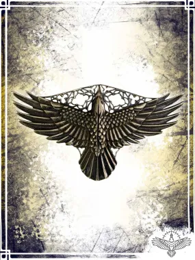 Cloak Clasp - Raven