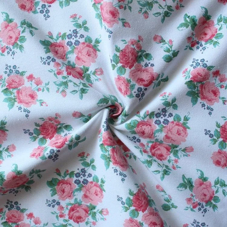 Cotton Small Pink Rose Oven Gloves Pack Of 2