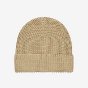 Cotton Watch Cap Beanie - Sand