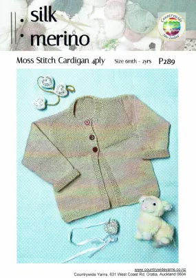 Countrywide 289  Silk Merino Cardigan