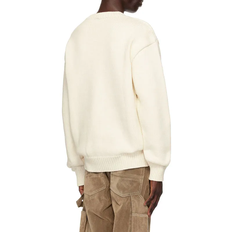 Custom Cashmere Knit Sweater with Logo - OEM/ODM Solid Sweater Manufacturer