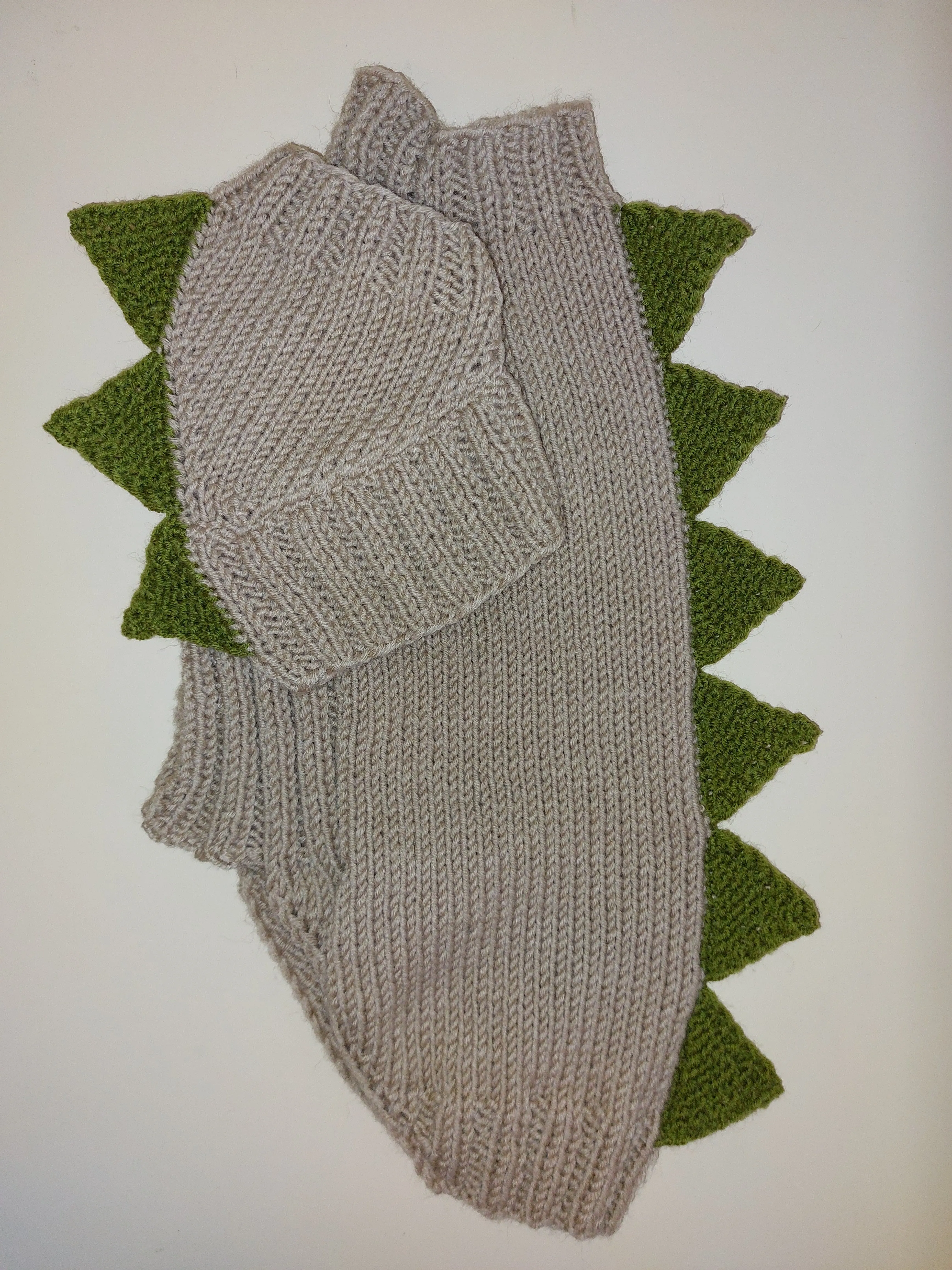 Dachshund Halloween Dinosaur Outfit Costume Sweater and Hat