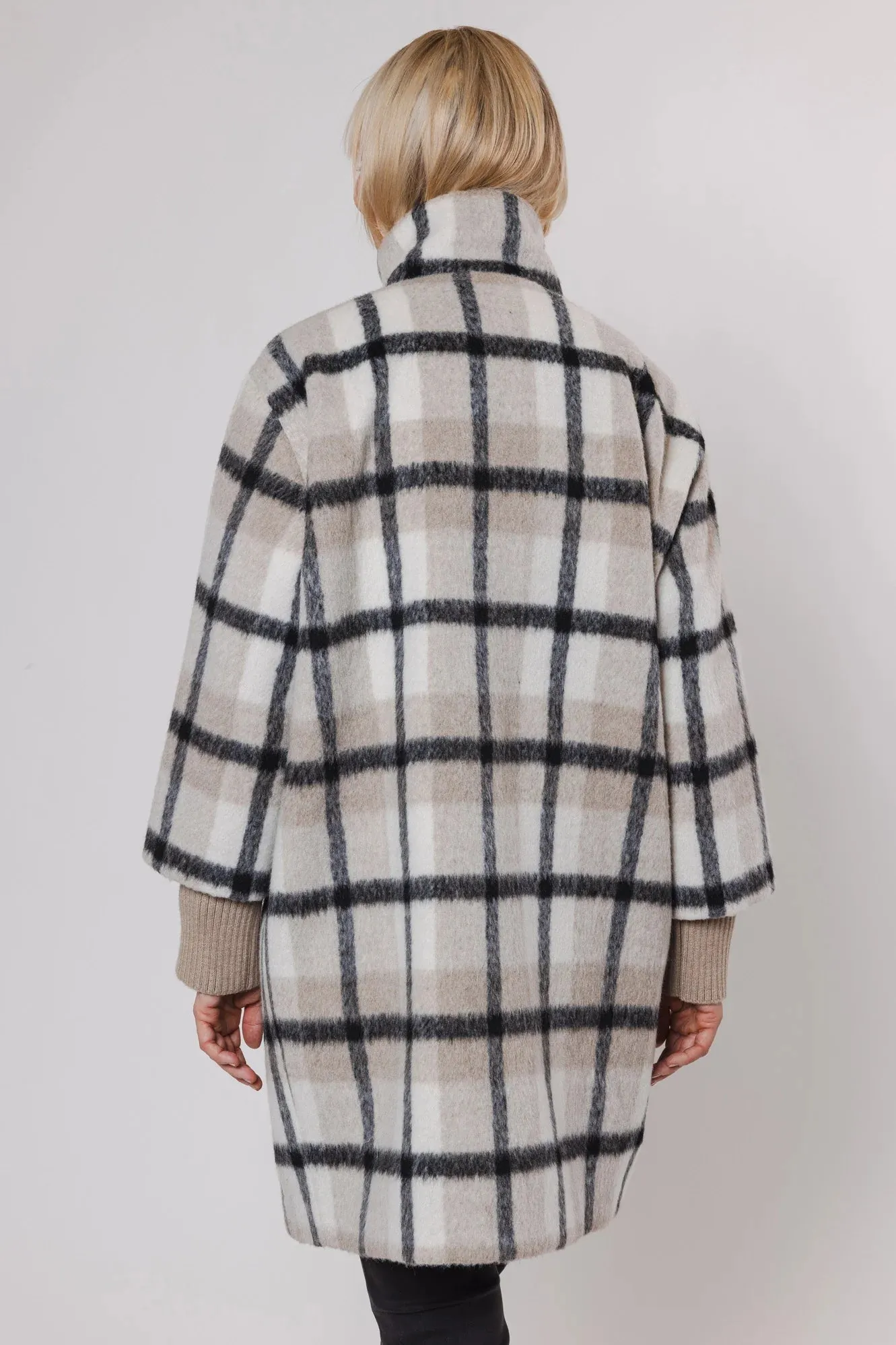 Deva Coat - Sand Check