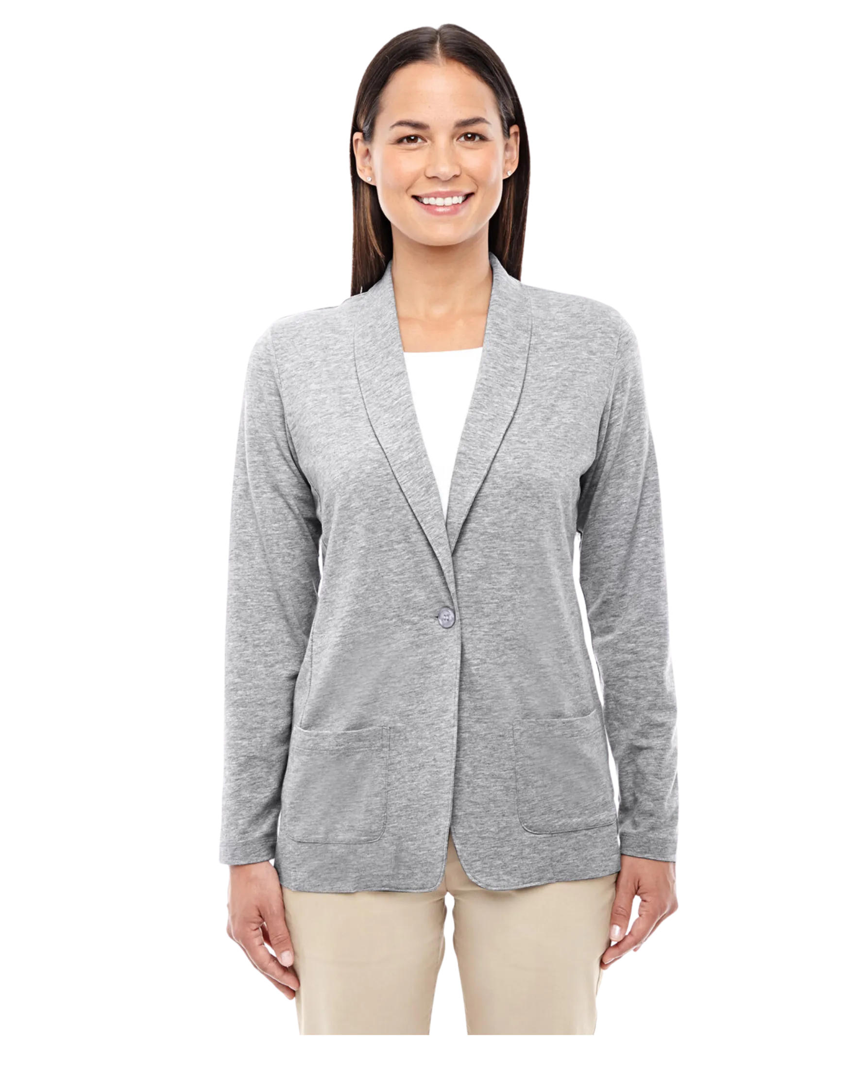 Devon & Jones Ladies' Perfect Fit™ Shawl Collar Cardigan