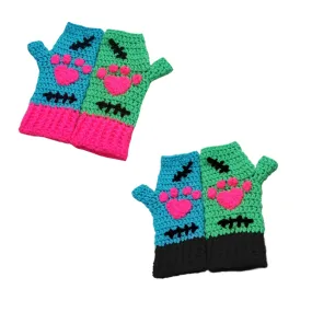 FrankenKitty Fingerless Gloves