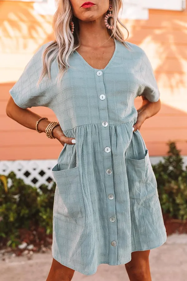 Grayton Beach Babydoll Tunic Dress in Island Paradise