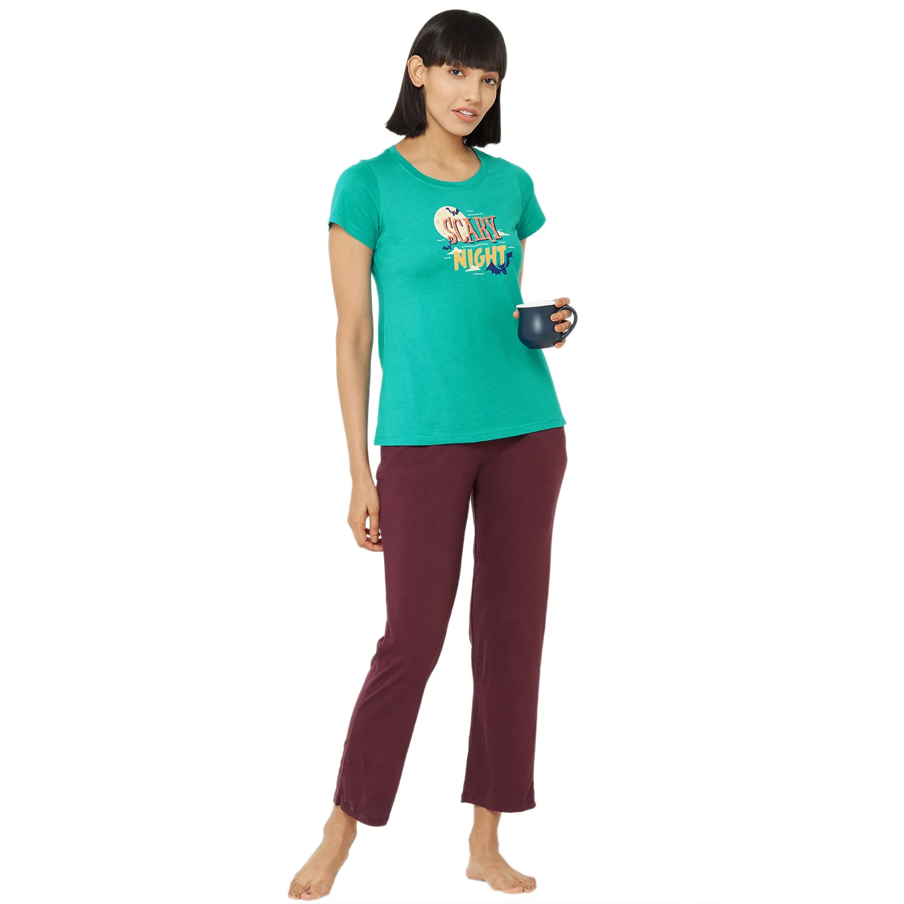 Half Sleeve Printed T-shirt-NT-120