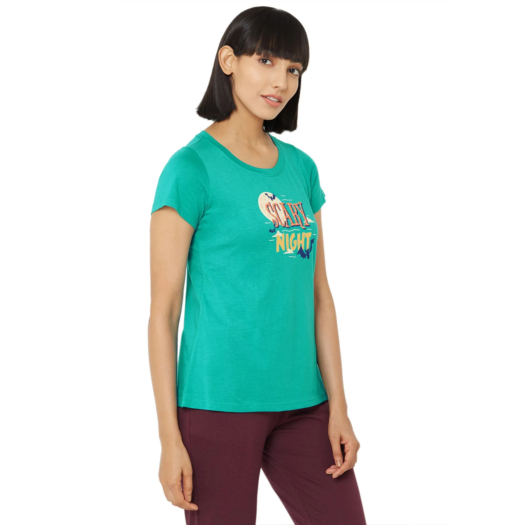 Half Sleeve Printed T-shirt-NT-120