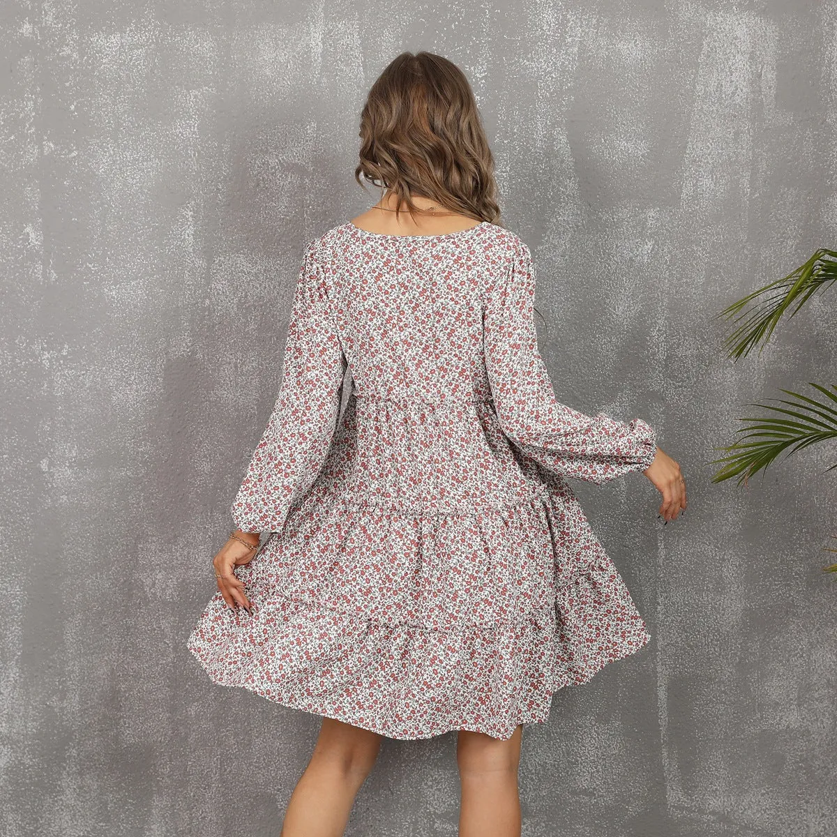 Halsey Floral Babydoll Dress