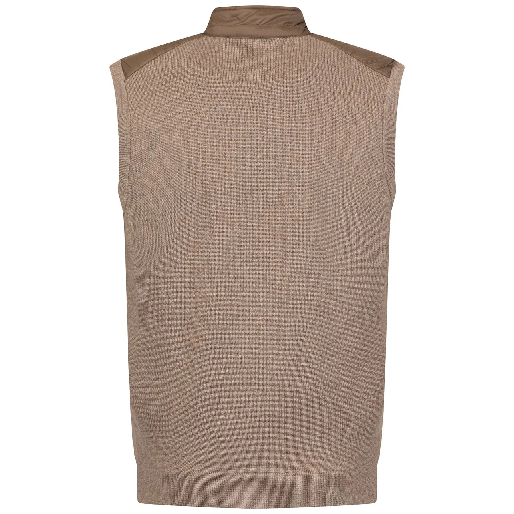 Holdridge Hybrid Full Zip Sweater Vest Toffee - AW24