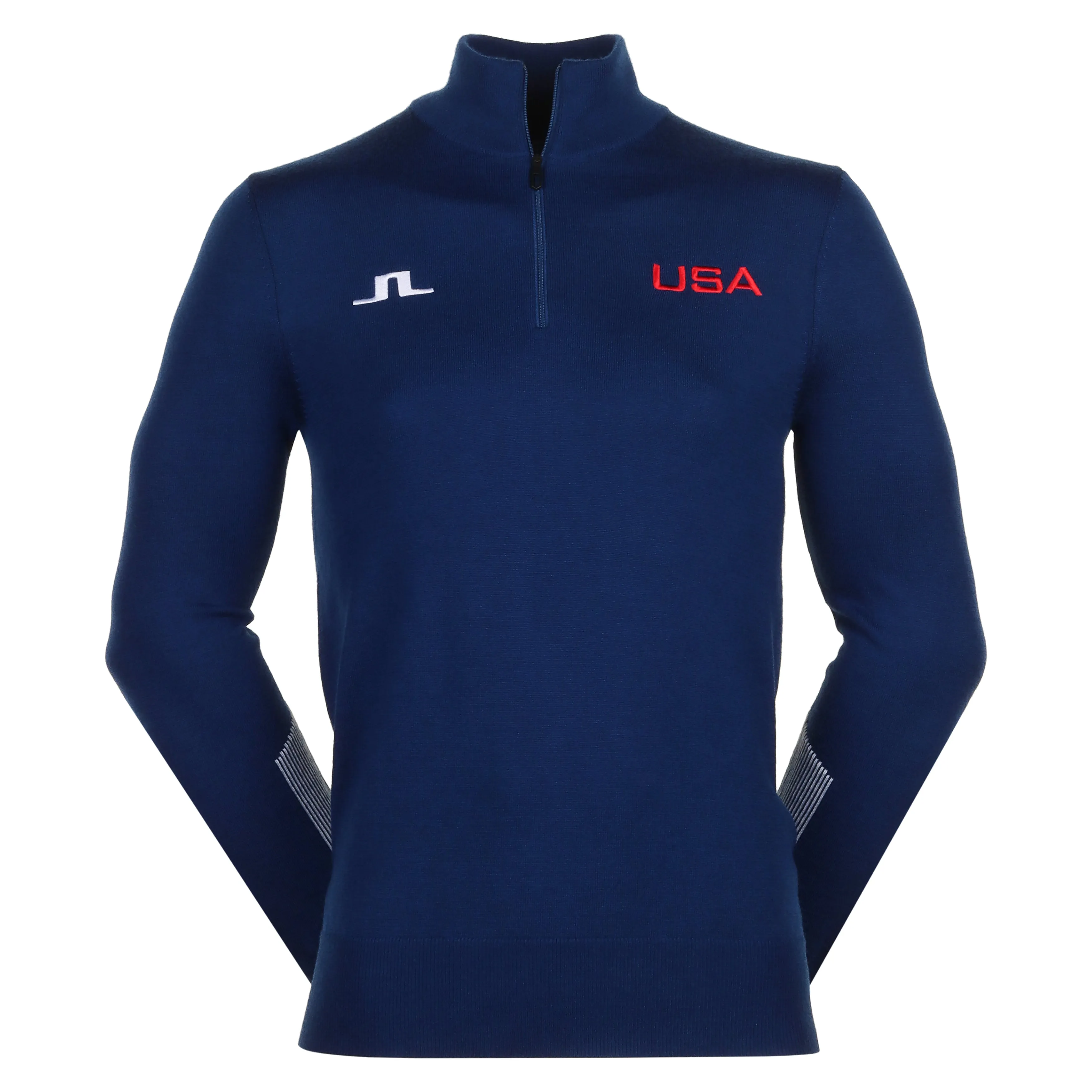 J.Lindeberg Golf x USA Nathaniel Olympic Half Zip Sweater
