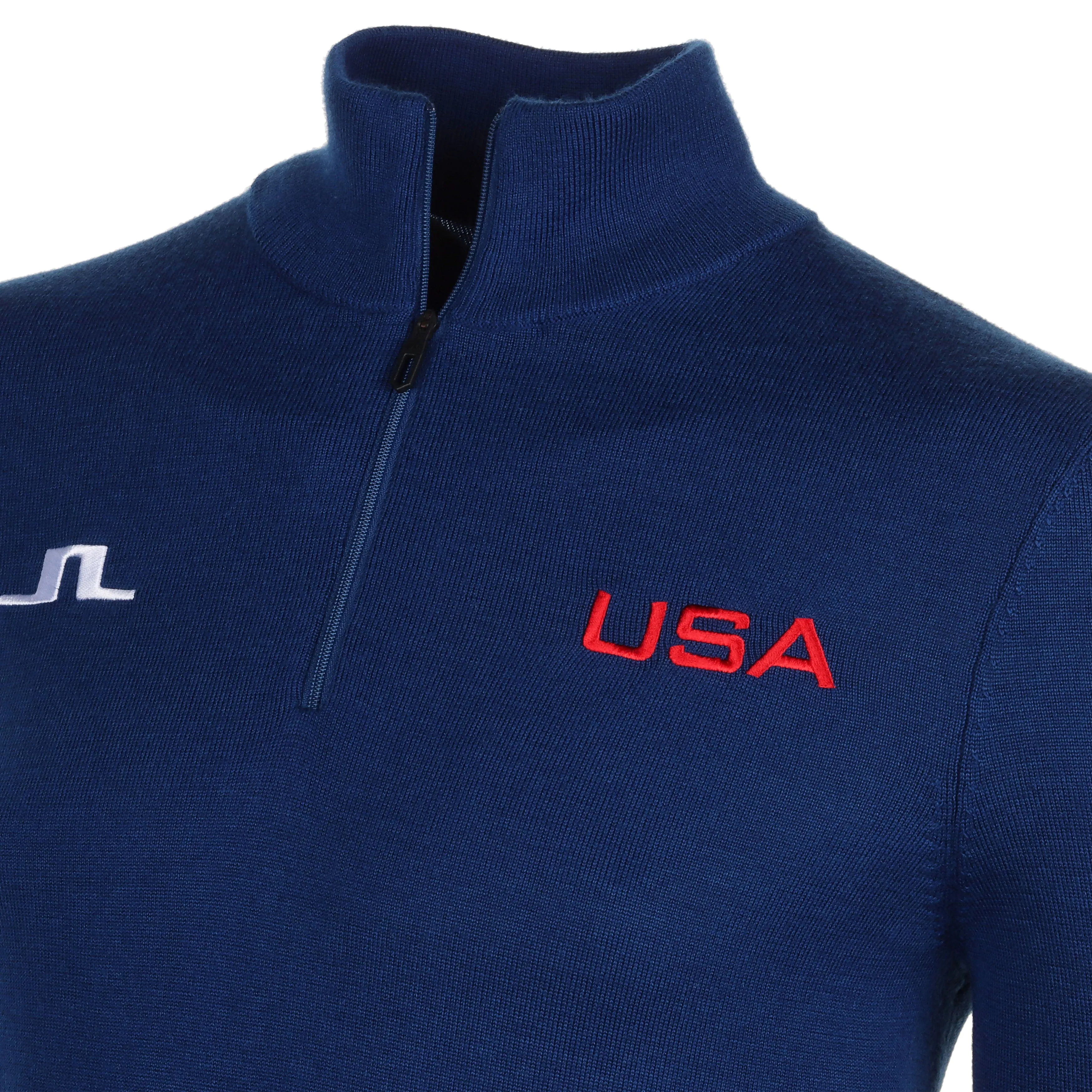J.Lindeberg Golf x USA Nathaniel Olympic Half Zip Sweater