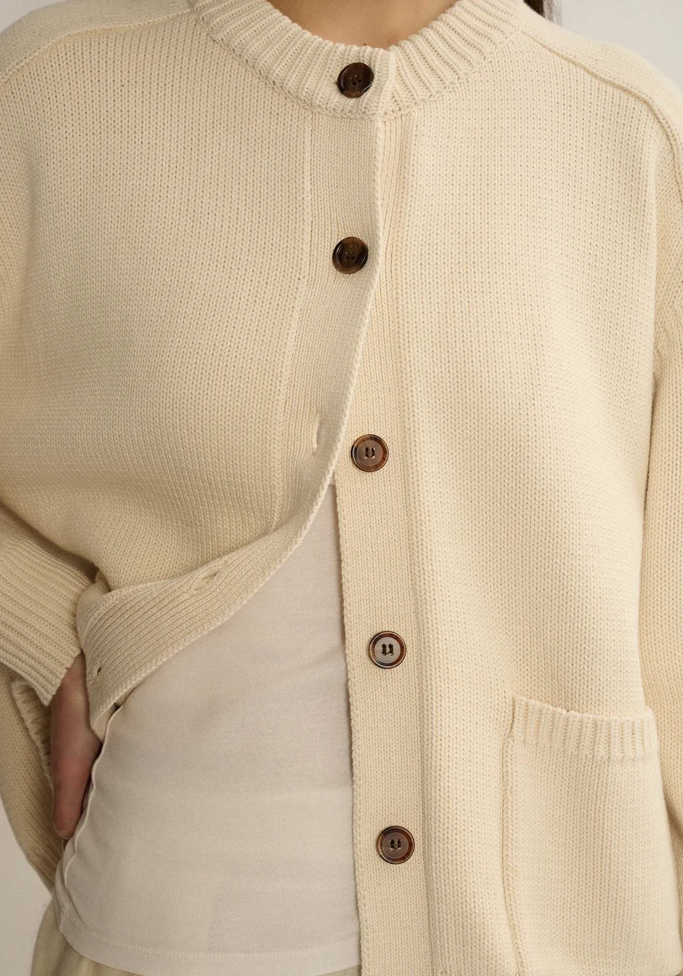 Kaelie Organic Cotton Cardigan