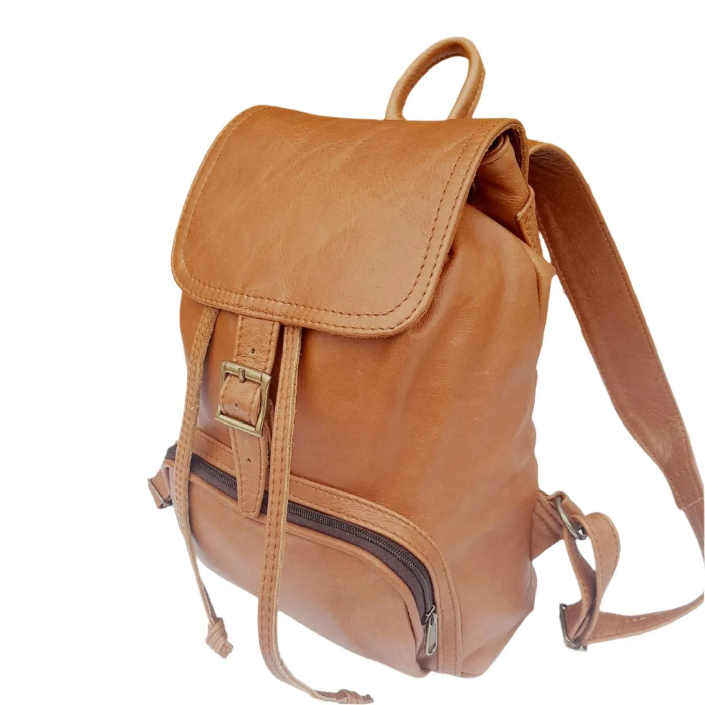 Leather Backpacks flap