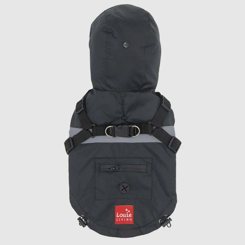 Louie Living | Black Dog Raincoat