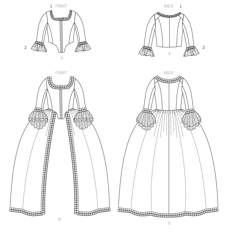 McCalls 7965 Misses' Costume sewing pattern
