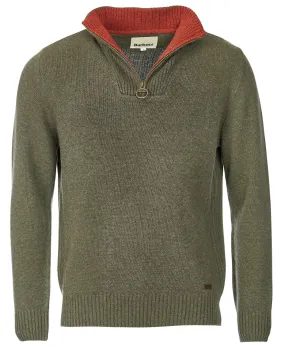 Men's Barbour | Nelson Half Zip Sweater | Seaweed