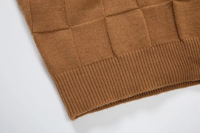 Men's Solid Color Loose Pullover Sweater 24371024YM