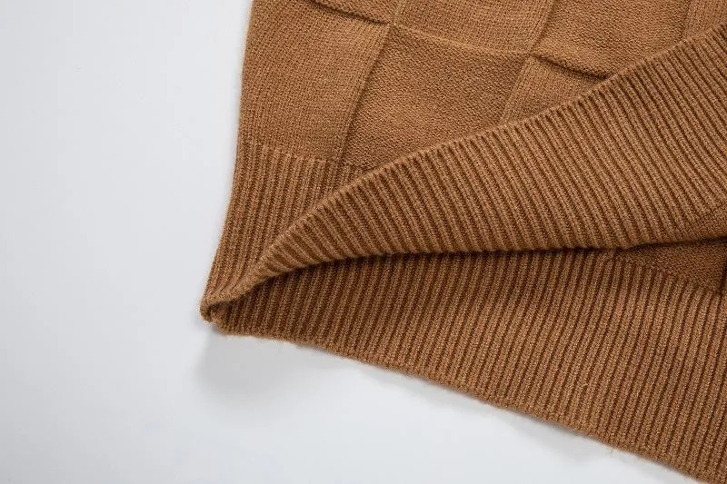 Men's Solid Color Loose Pullover Sweater 24371024YM