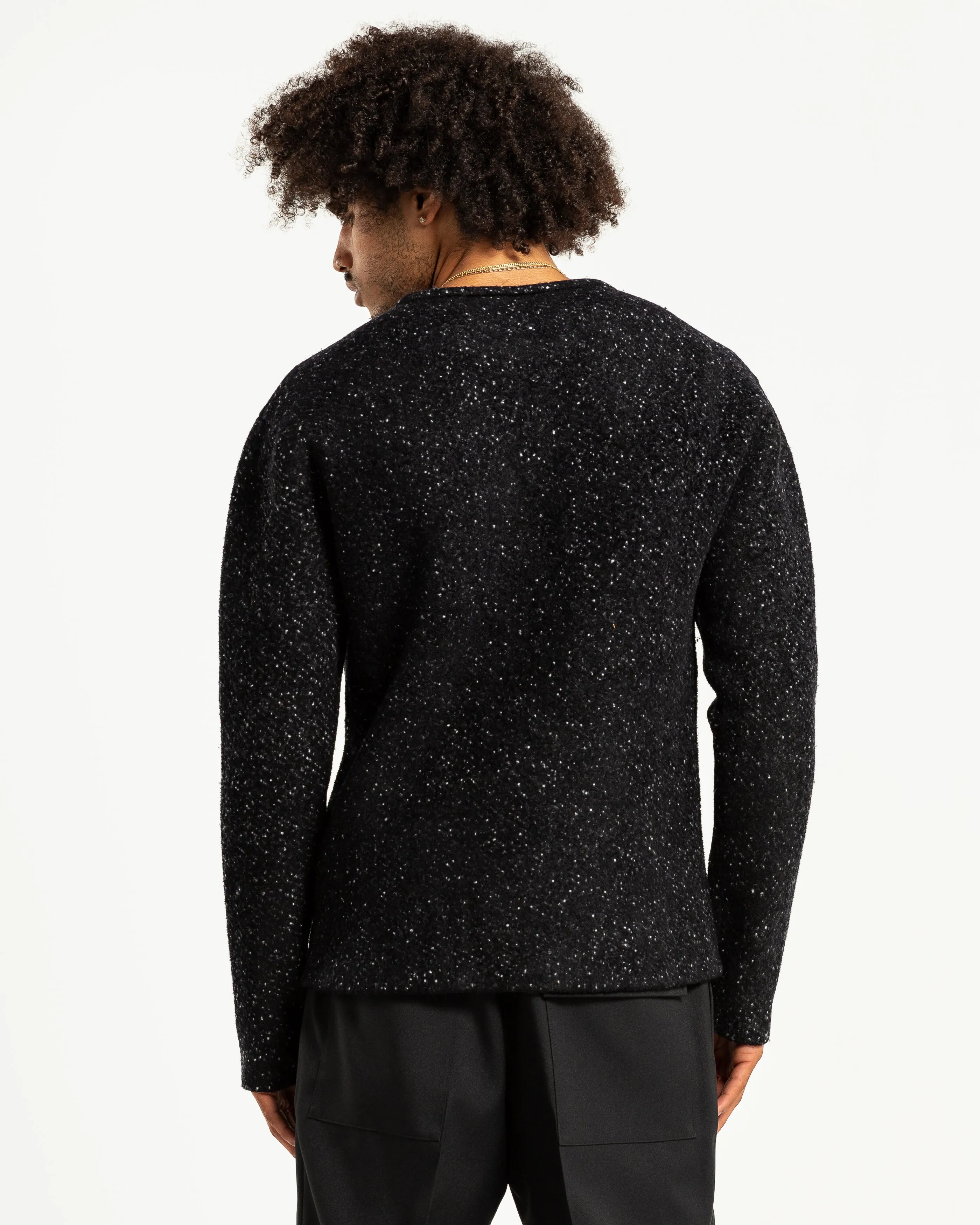 Merino Wool Sweater in Open Blue