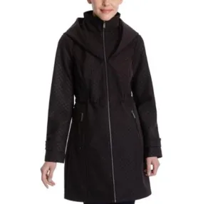 Michael Kors Petite Logo Hooded Raincoat