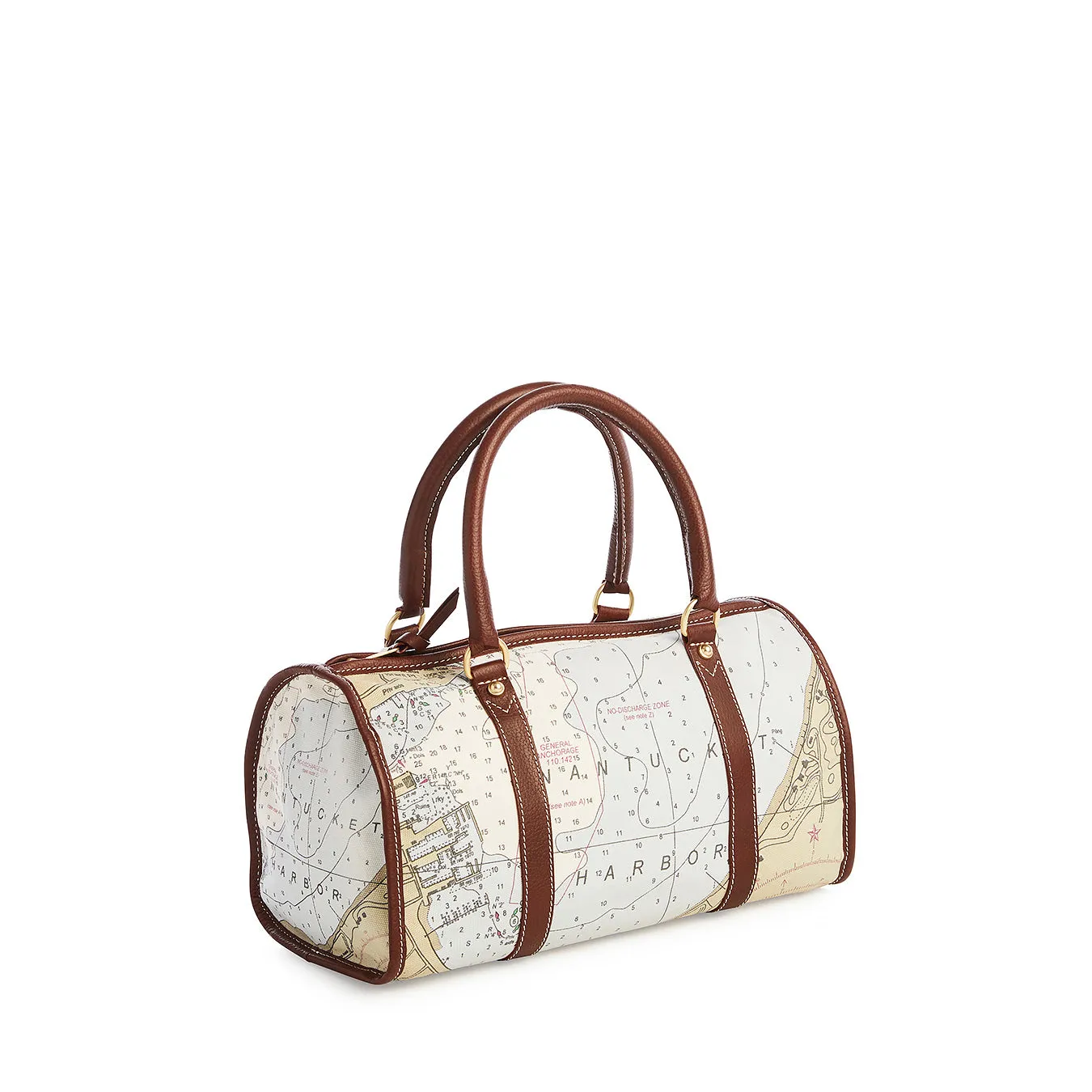 Nantucket Harbor Nautical Chart Purse