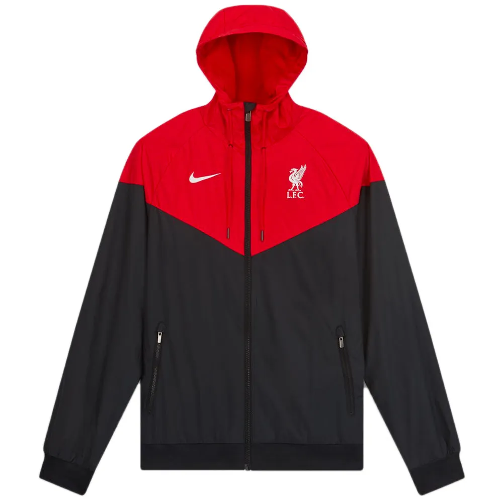 Nike Men's Liverpool FC Windrunner Jacket Black/University Red