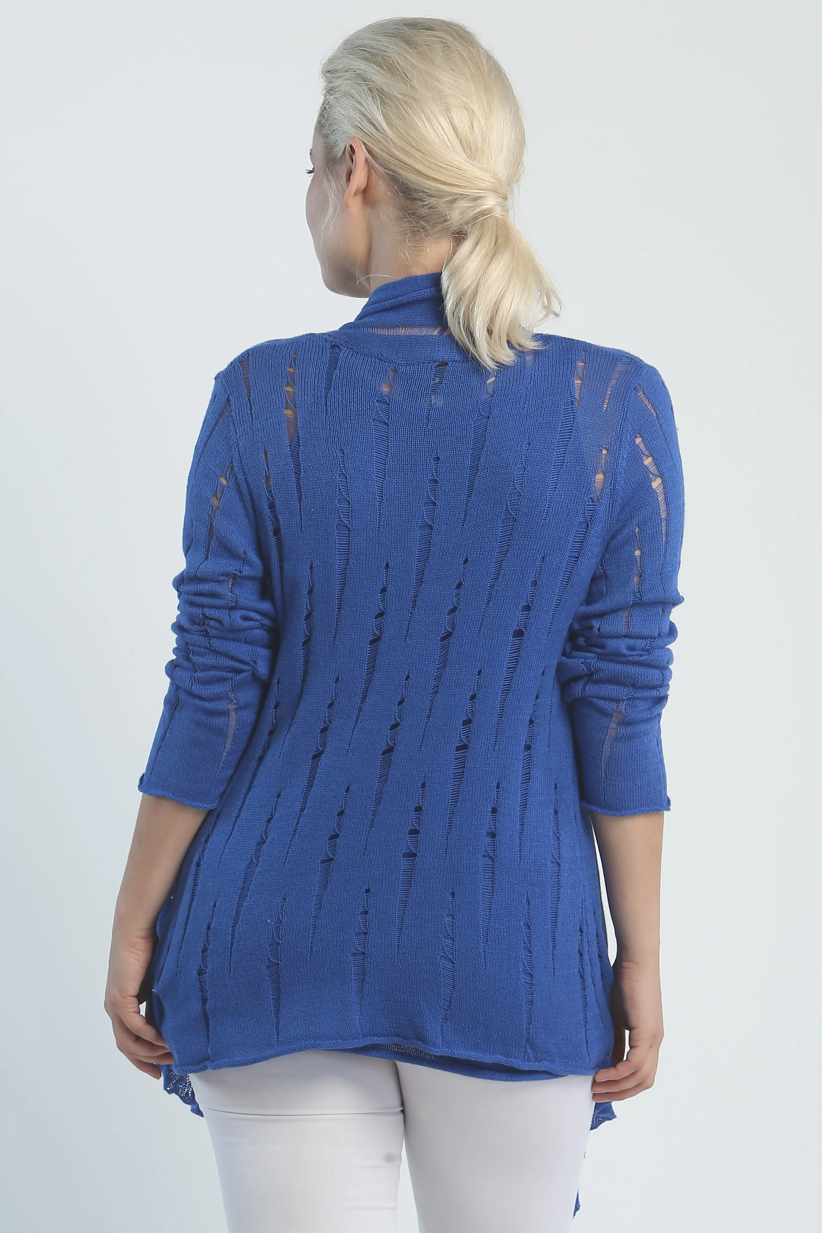 Novelty Stitch Open Front   Novelty Stitch Shell