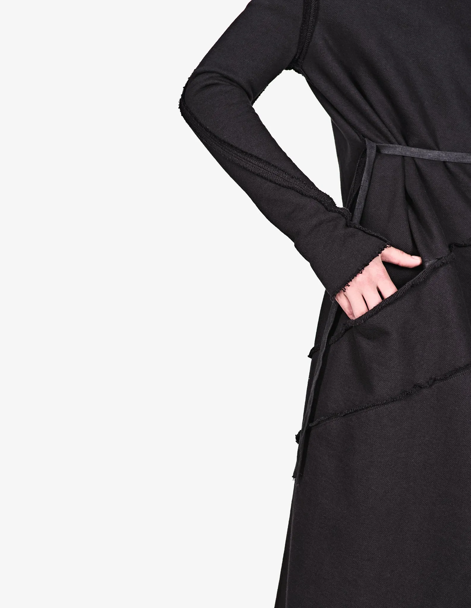 Overlong Cotton Cardigan
