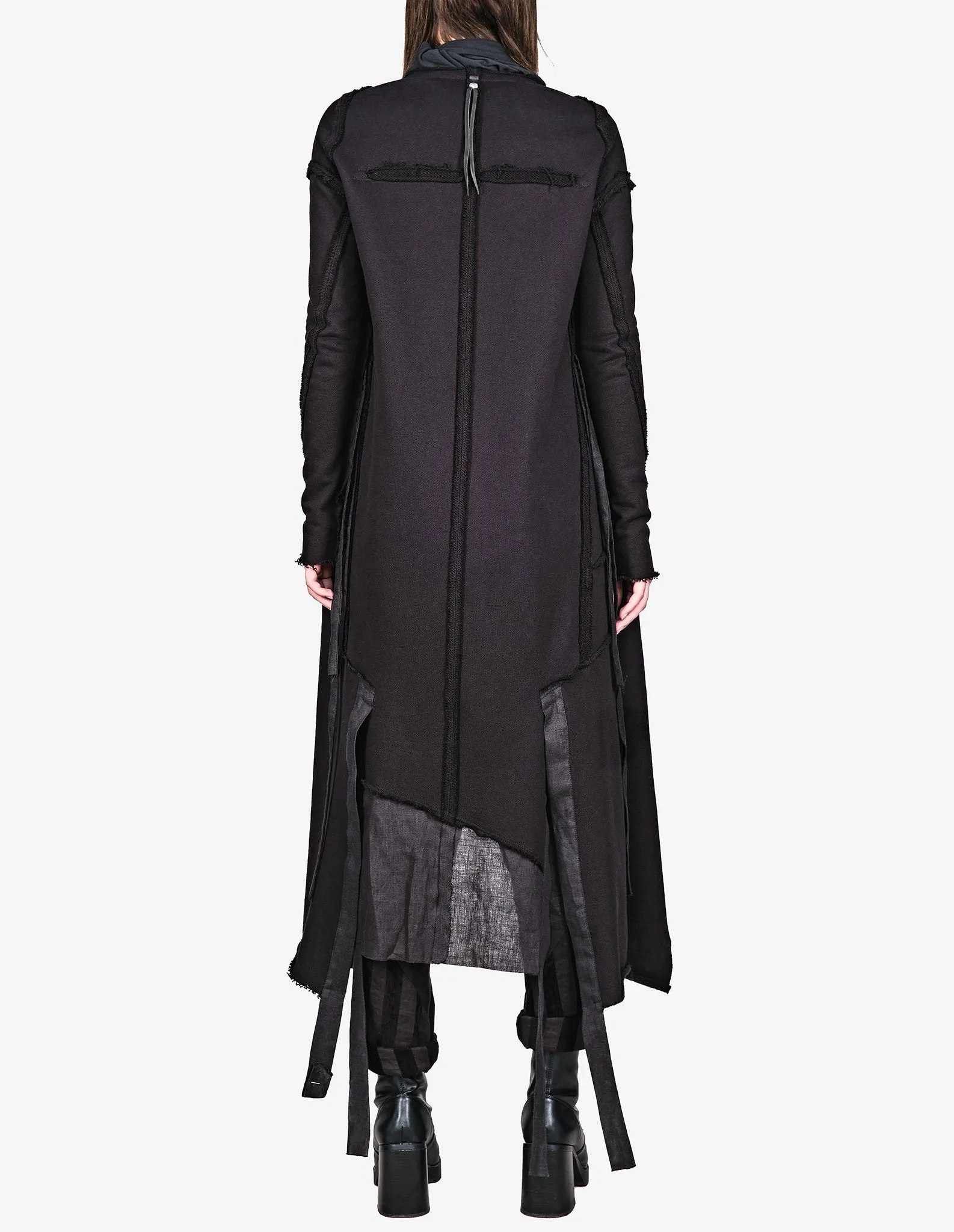 Overlong Cotton Cardigan