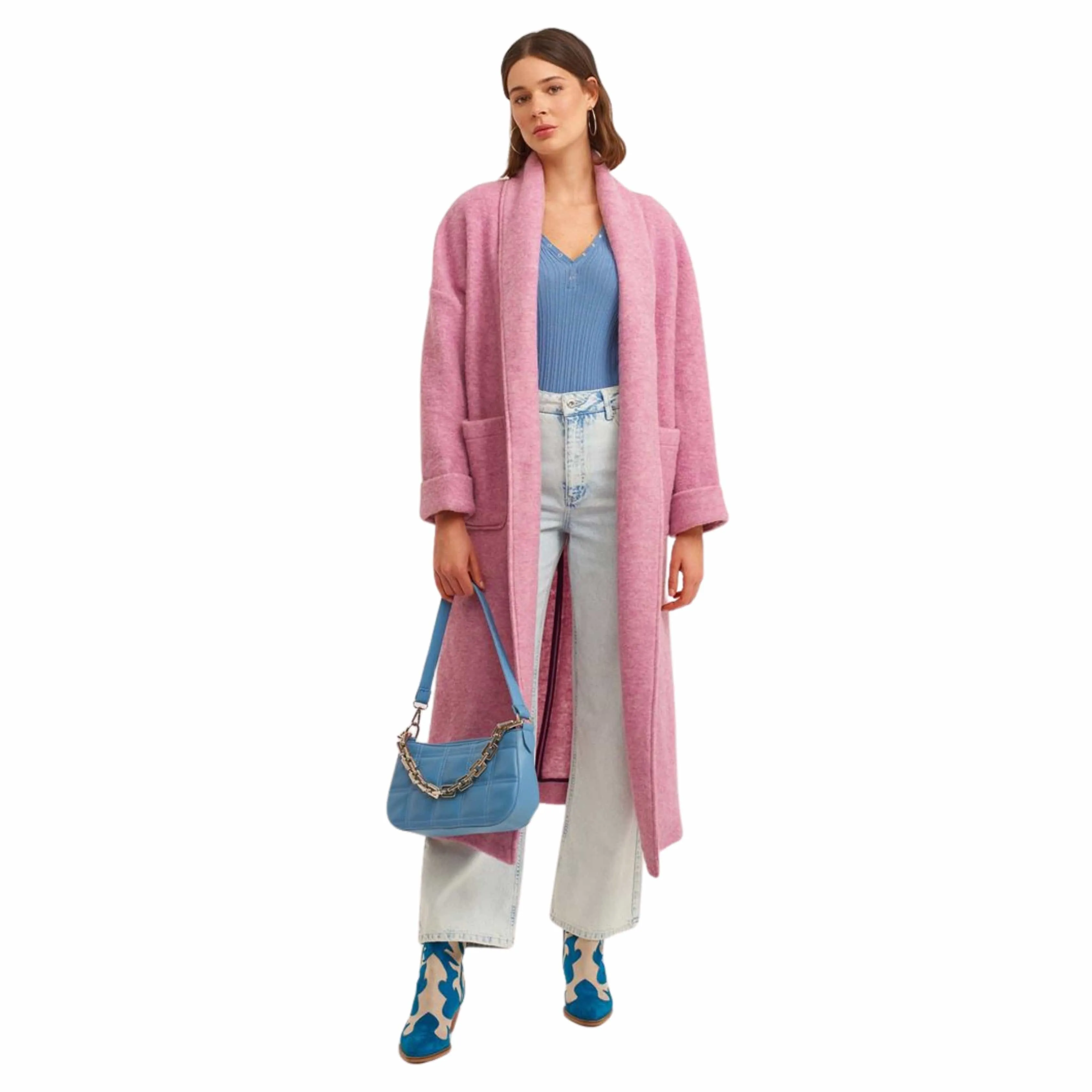 OXXO -  Wool Blend Long Pocket Coat