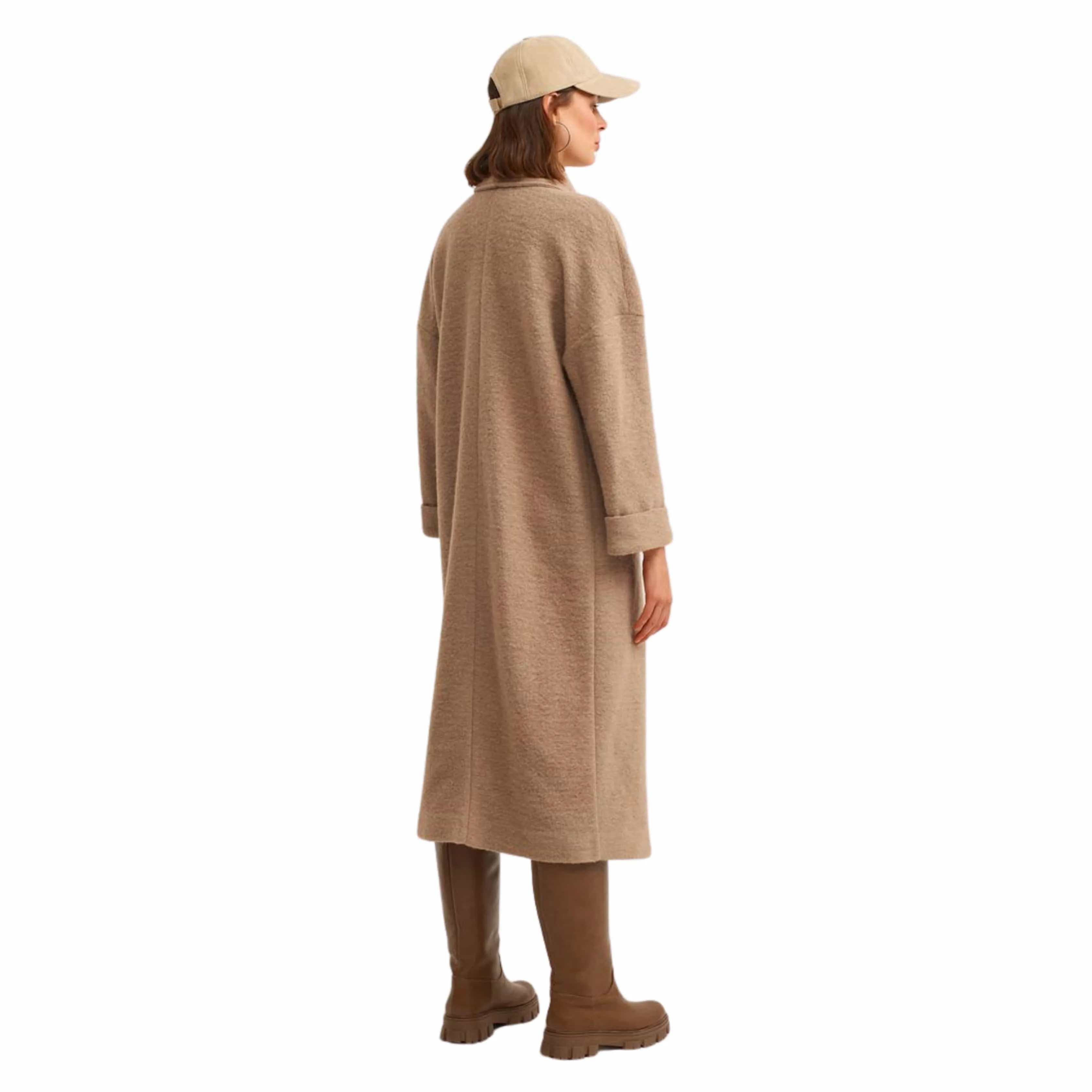 OXXO -  Wool Blend Long Pocket Coat