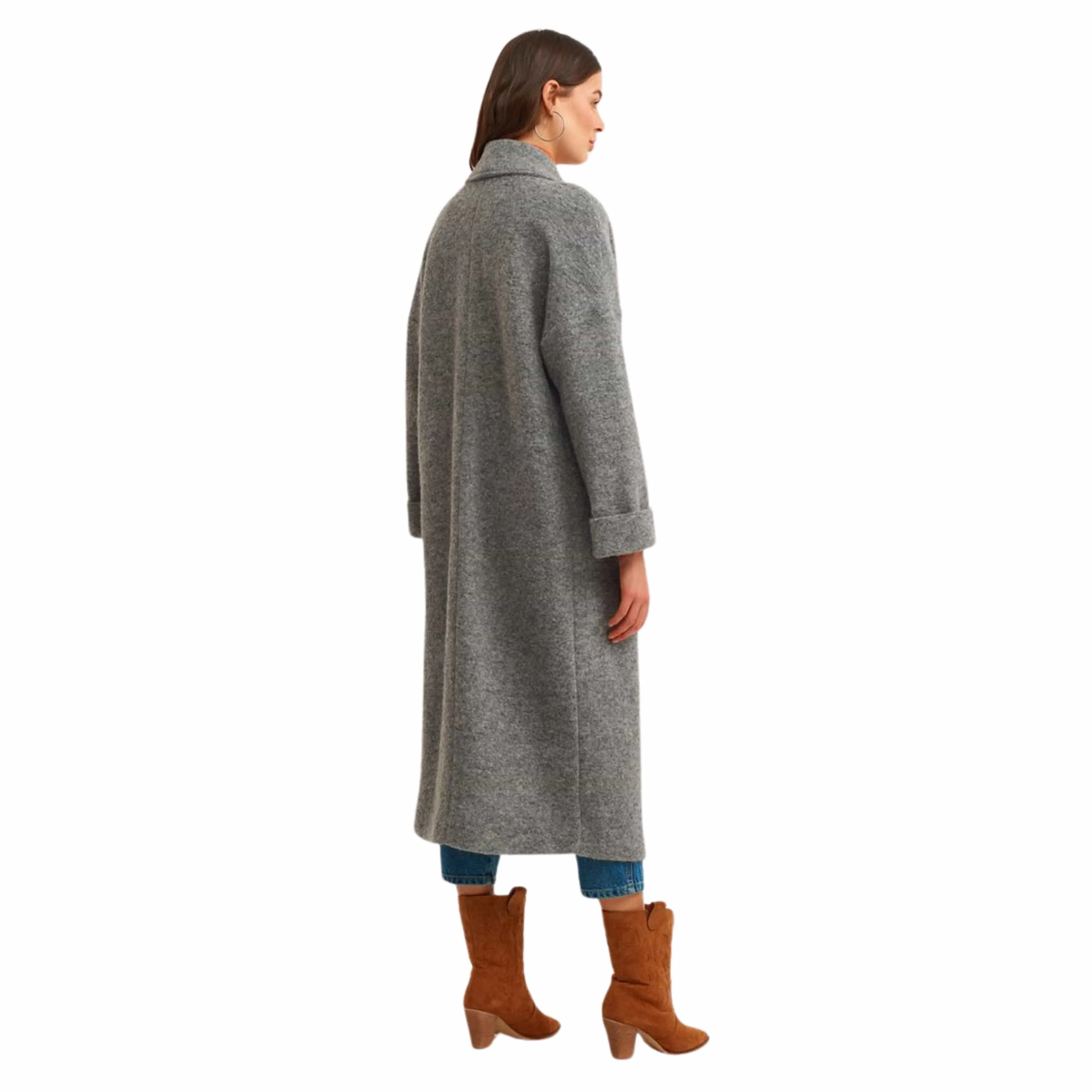 OXXO -  Wool Blend Long Pocket Coat