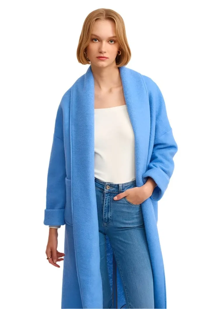 OXXO -  Wool Blend Long Pocket Coat