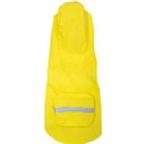 Packable Dog Raincoat Yellow