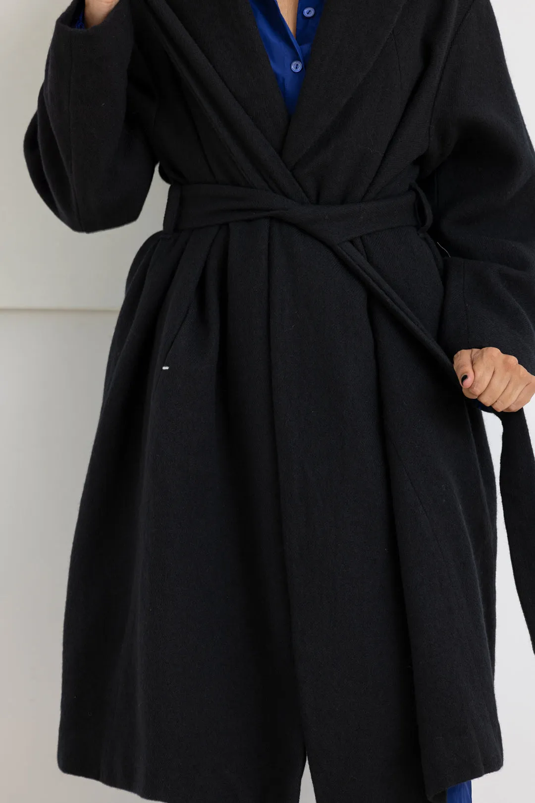 PAS DE CALAIS COAT BLACK