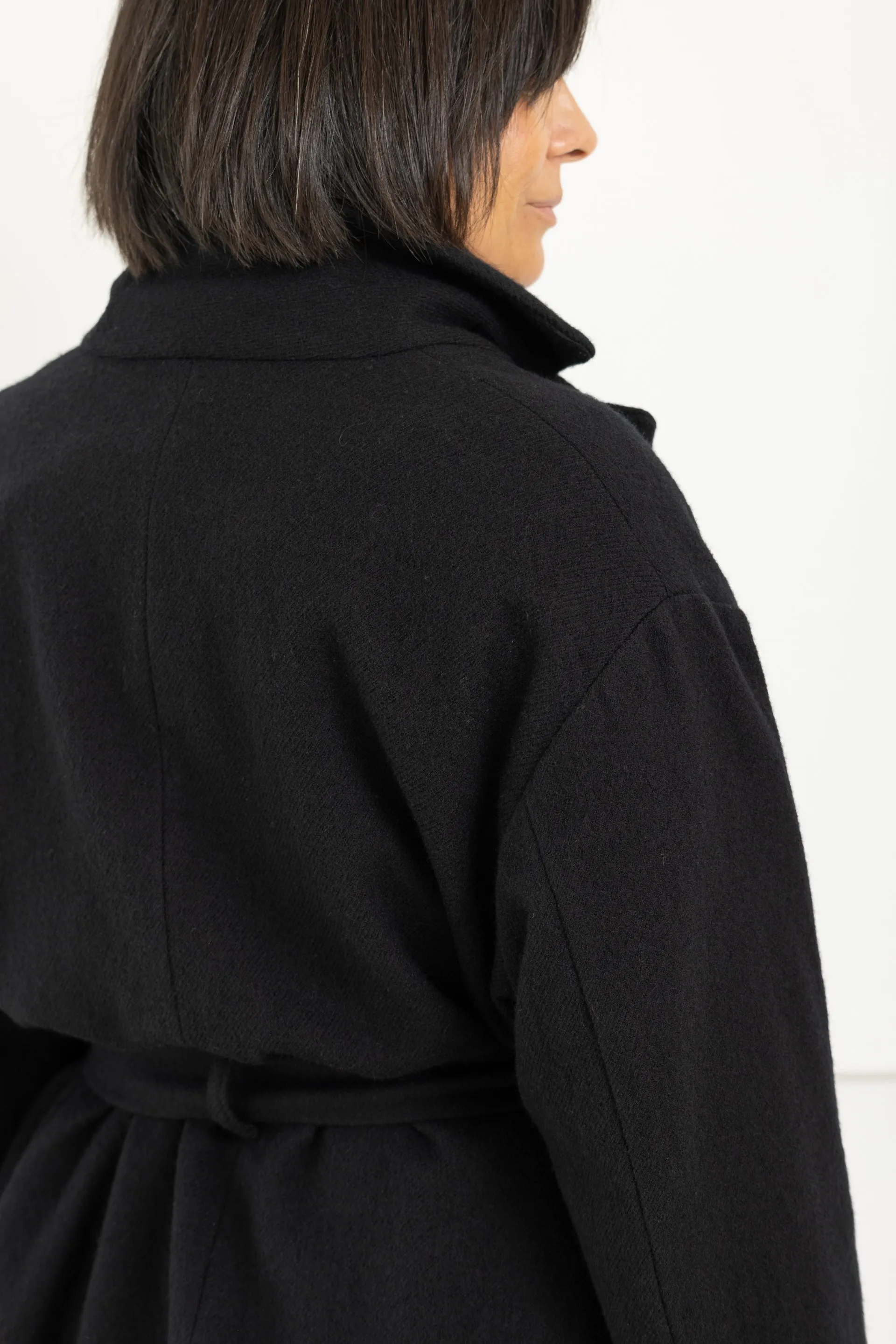 PAS DE CALAIS COAT BLACK